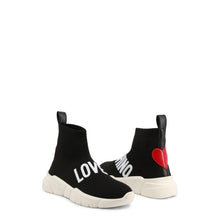 Load image into Gallery viewer, High Top Logo Sock Sneakers
