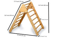 Load image into Gallery viewer, Foldable Climbing Triangle with 2 Ramps
