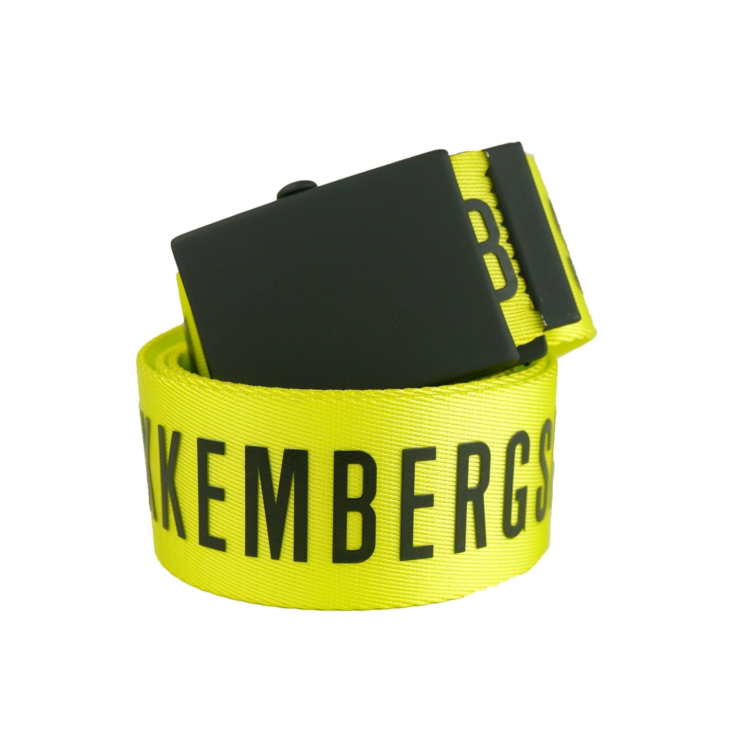 Bikkembergs Yellow Polyester Belt