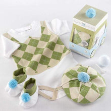 Load image into Gallery viewer, Big Dreamzzz Sweet Tee 3-Piece Golf Layette Set in Golf Cart Packaging
