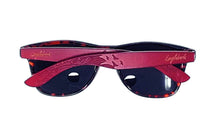 Load image into Gallery viewer, Red Bamboo Tortoise Framed Sunglasses With Wood Case, Artisan Engraved
