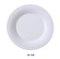 Yanco SI-108 Siena Collection 8" Round Plate | Color Your Soul Dining