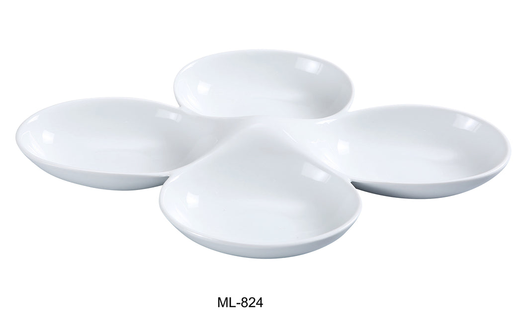 Yanco ML-824 Four Divided Bowl