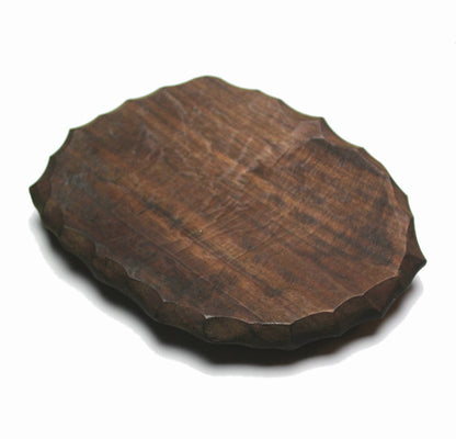 Plate, Handcarved Wood, Small