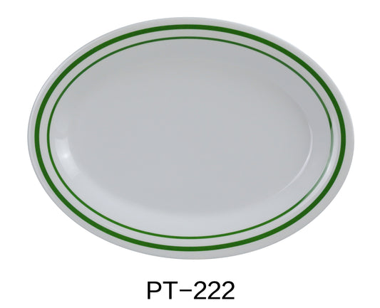 Yanco PT-222 Pine Tree Oval Platter