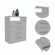 Load image into Gallery viewer, Dresser Atlanta, Four Drawers, White Finish
